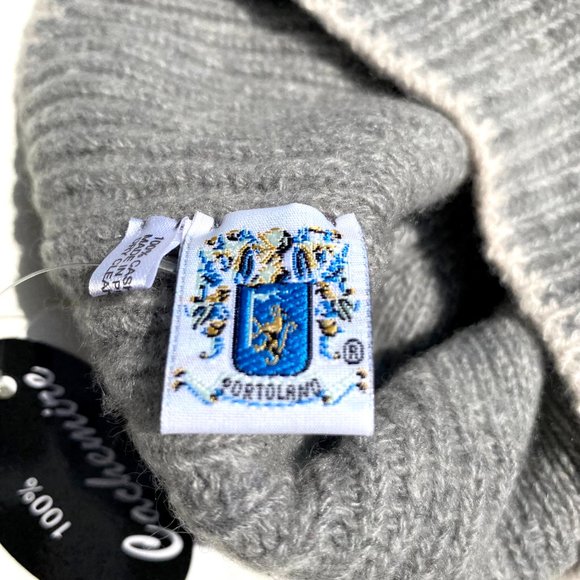 100% cashmere hat from Italian brand Portolano, one size. NWT! - Picture 4 of 7